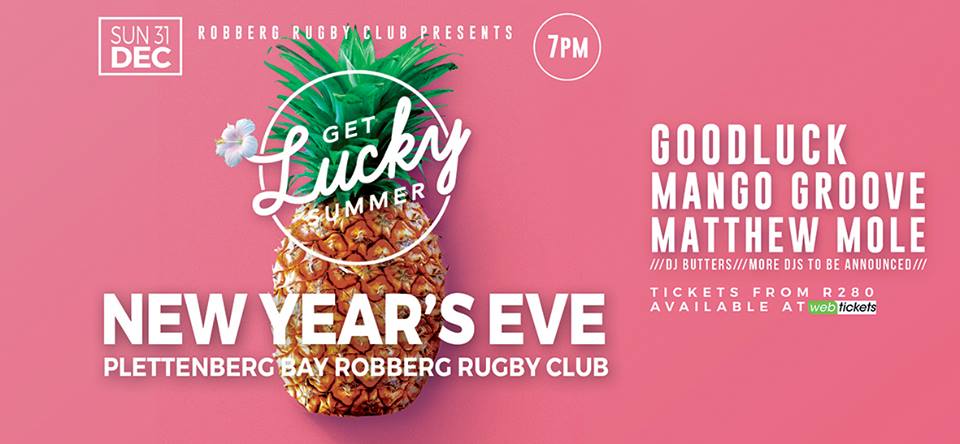 Get Lucky Summer NYE bash 2017